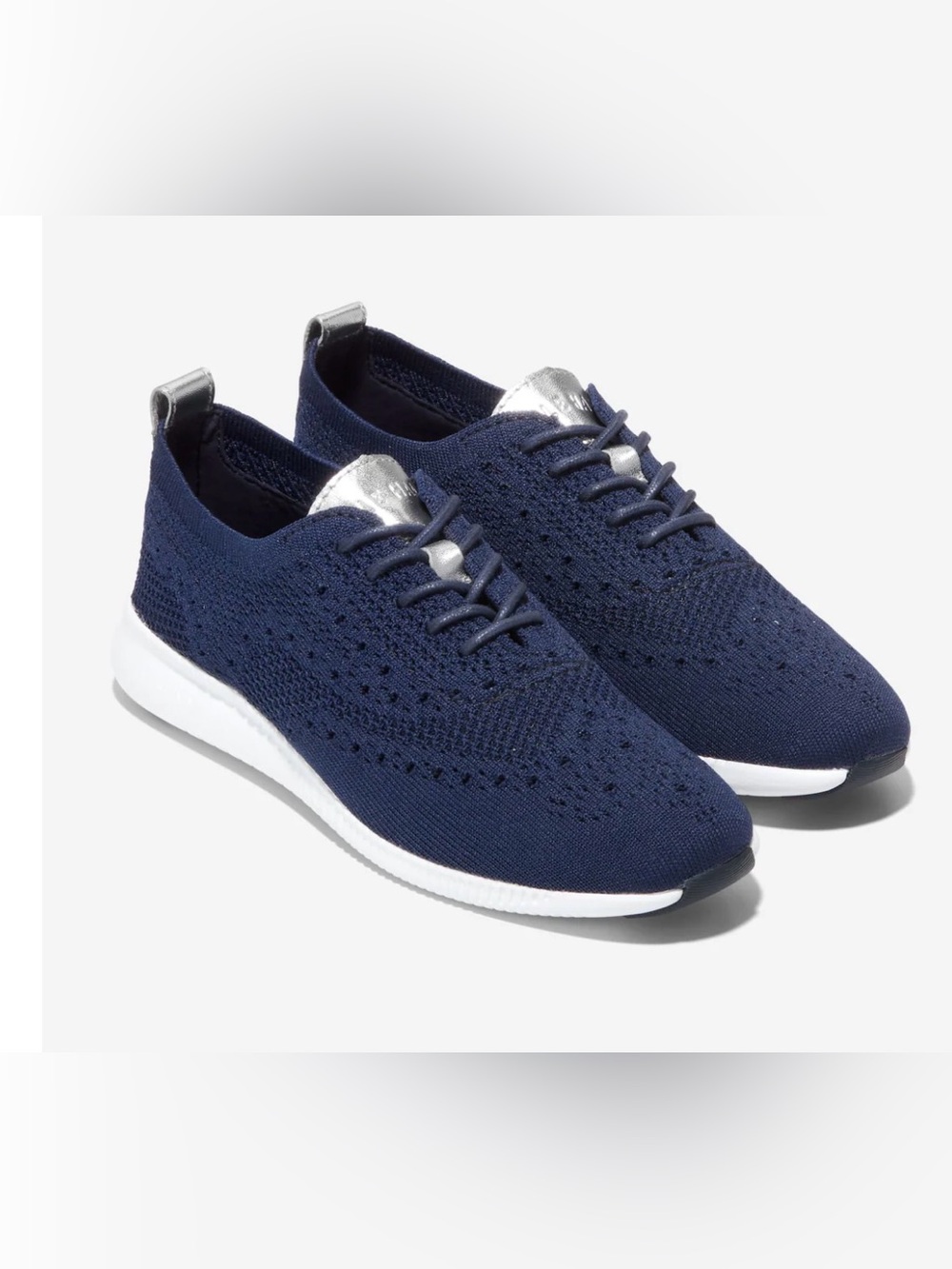 Cole Haan 2.ZEROGRAND Stitchlite Wingtip Oxfords Knit Lace-Up Sneakers - size 7 - Picture 11 of 13